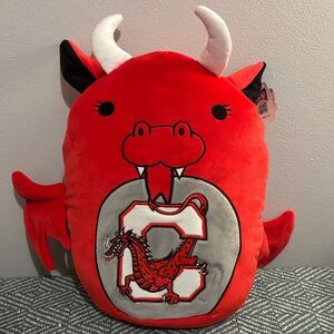 Red Dragon Plush Pillow